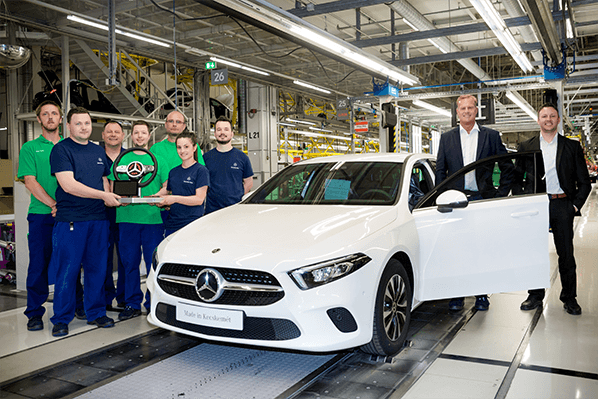 Elkészült az első, Magyarországon gyártott Mercedes-Benz A osztály