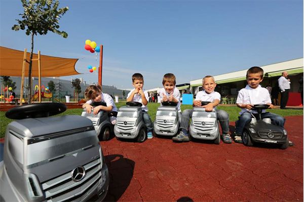 THE NURSERY SCHOOL AND KINDERGARTEN OF THE MERCEDES-BENZ PLANT WAS OPENED