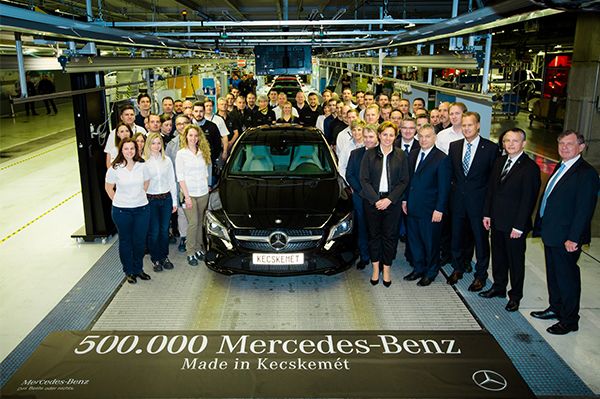 MERCEDES-BENZ IN HUNGARY CELEBRATES AN IMPORTANT PRODUCTION MILESTONE